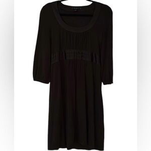 Boden Black Silk Cotton Dress